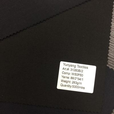 China High Quality TWILL Wool Polyester Twill Fabric For Mens Suits for sale