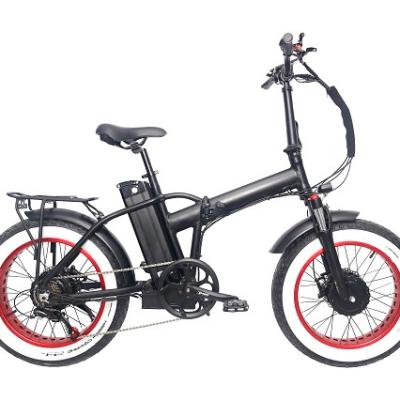 China Aluminum alloy 48v 500w 20inch front+rear motor electric e-bike in EU WAREHOUSE for sale