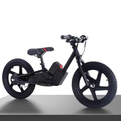 China 2022 new aluminum alloy child bike model electric bicycle with battery 16 inch tire balance cheap e-scooter for sale