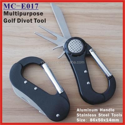 China Aluminum & Black Stainless Steel Golf Multifunctional Aluminum Digging Tool (MC-E017) for sale