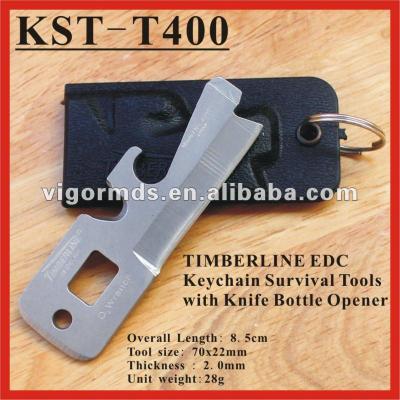 China Key Camping Knife TIMBERLINE EDC Knife Bottle Opener Pocket Survival Key Tools (KST-T400) for sale