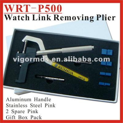 China Aluminum Tool Pin Pusher Pliers Professional Handle Watch Band Sizing Remover (WRT-P500) and Enveloping Machine for sale