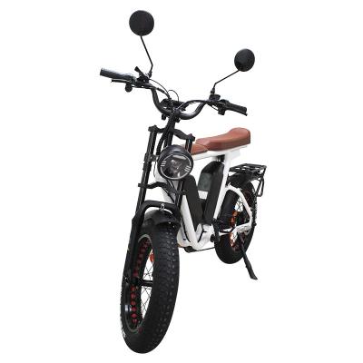 China New Design Fat Bike Aluminum Alloy 1000w 44ah Motor 20 Inch Electric Battery Powered Bike Ebike Tire for sale