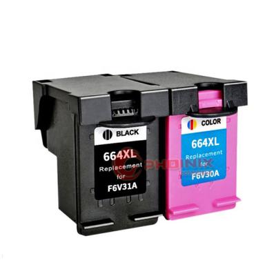 China Re-manufactured 664 XL Inkjet Cartridge for Deskjet Ink Advantage 1115 2135 3635 4535 2675 All-in-One Printers 664 664XL Remanufactured Ink for sale