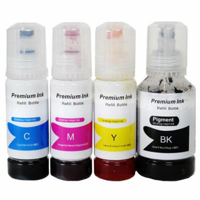 China COMPATIBLE ink from 70ml EcoTank 127ml ink bottle for Epson 102 104 105 106 refill ink with Epson Ecotank ET-2750 ET-7750 ET-2710 ET-4750 for sale