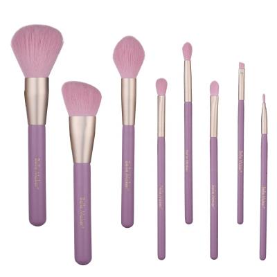 China Angular Blush Manufacturer Spot Big MOQ 8PCS High Quality Cheap Makeup Brush Set For Face, Makeup Brush Set for sale