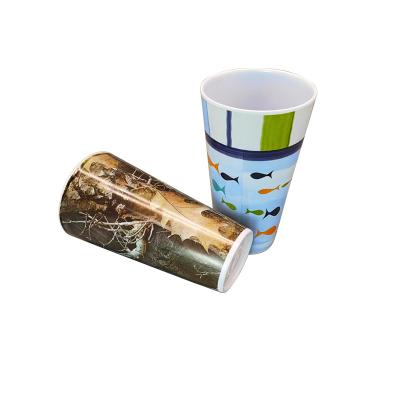 China New arrival thickened fashion life melamine mug reusable sublimation melamine cheap mug for sale