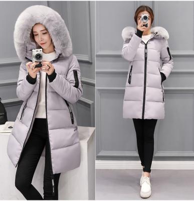 China Winter clothes Korean version of the popular women's long sleeve thin cotton-padded fashion waterproof jackets and coats for women for sale