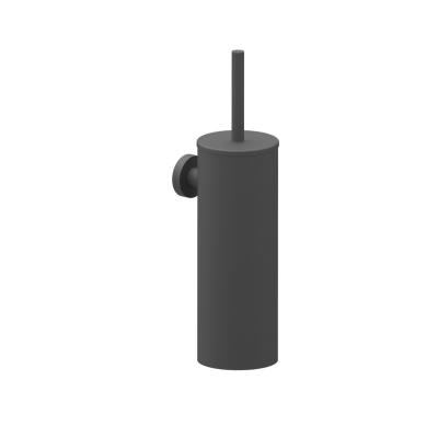 China Morden Companion Modern Black Wall Mounted Toilet Brush Holder for sale