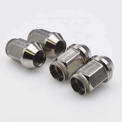 China Custom Titanium Gr5 Cone Seat M14 Gr.5 Lug Nut With Open End for sale