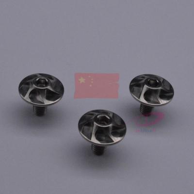 China Customized Gr5 Titanium Hex Button Head Gr5 Alloy Titanium Bolt for sale