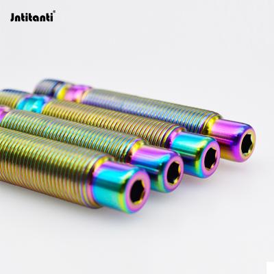 China Automotive Titanium Car Jntitanti Gr5 Hub Stud For European Cars M12/M14*1.25/1.5*75mm for sale