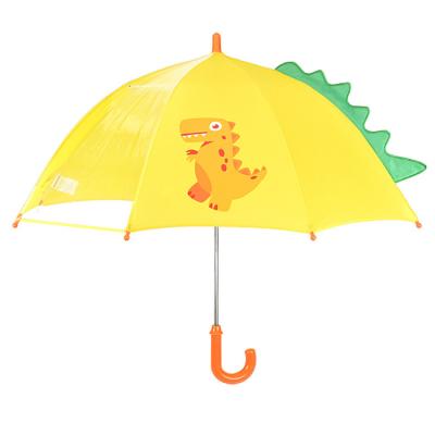 China Cute Dinosaur Three-Dimensional Cartoon Long Handle Children Hanging Umbrella for sale