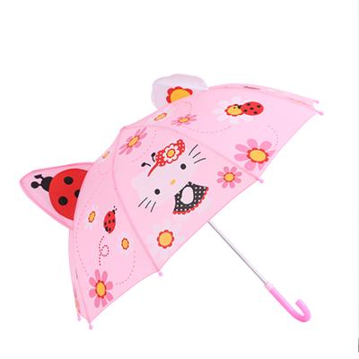 China Cute Polyester Lovely Ear Cardboard Character Umbrella Children for sale