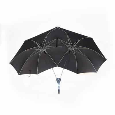 China Daily use innovate outdoor large size straight umbrella of two people promotion double for sale