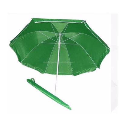 China Huge Windproof Outdoor Furniture 8Ribs Green Outdoor Beach Umbrella, Garden Umbrella, Parasol Umbrellas for sale