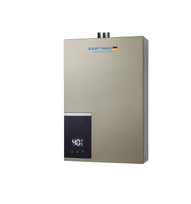 China Advanced Brown Panel Constant Temperature Type Boiler Gas Water Heater Larger Geyser for sale