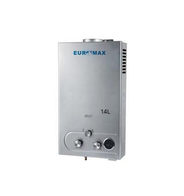 China High quality hotel sale gas water heater ss panel gas geyser low pressure hot starting for sale