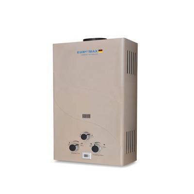 China RV 12L Gas Geyser Gas NG LPG Direct Exhausting Flash Water Heater Boiler For Shower Type for sale