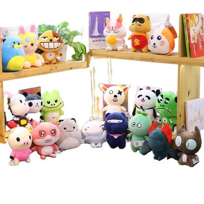 China Wholesale 22cm Game All Kinds Of Animals Plush Stuffed Toys For Claw Crane Machine Cartoon Plush Toys Cheap Toys for sale