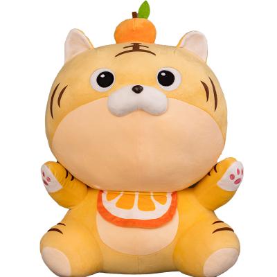 China New Pretty Gift Plush Toy Creative Cartoon Cute Orange Tiger for sale