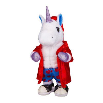 China High Quality Custom Stuffed Animals Toys For Children Cartoon Unicorn Doll Pony Muscle Mascot Creative Stuffed Toys Softly Customized for sale