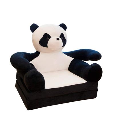 China Decoration ins plush toy baby panda children's sofa plush chair doll cushion sofa chair to customize design your own plush toy for sale