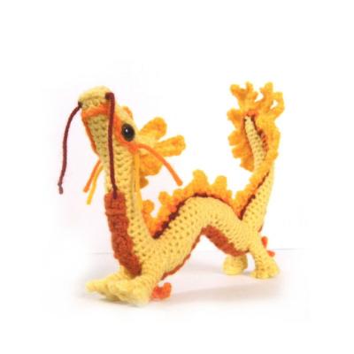 China Hot Selling Chinese Zodiac Costume Twelve Dragon Mythological Animal Decoration Decoration Red Yellow Zodiac Model Toy Doll Customized for sale