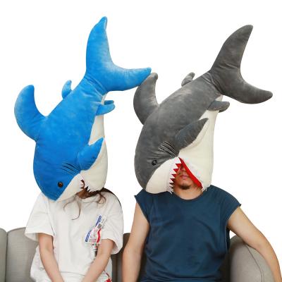 China Hot Selling China Toys Lovely Gift Sculpture Animal Shark Sand Pillow Pull Home Toy for sale