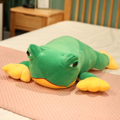 China 13 Inch Large Size Fashion Baby Frog Plush Toy Lovely Gift Amazon Wholesale Custom Design OEM/ODM New for sale