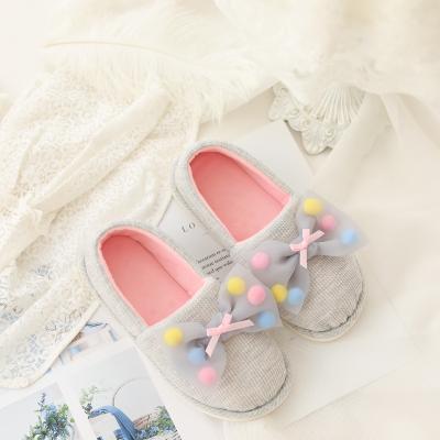 China Warmth Couples House Household Slippers Cute Gift Cotton Wool Support Non-slip Male Shoes Female Indoor Imprisonment Shoes for sale