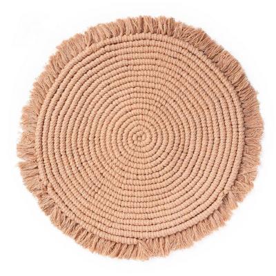 China Sustainable Joy Tableware High Quality Cotton Yarn Place Mats For Dining Table for sale