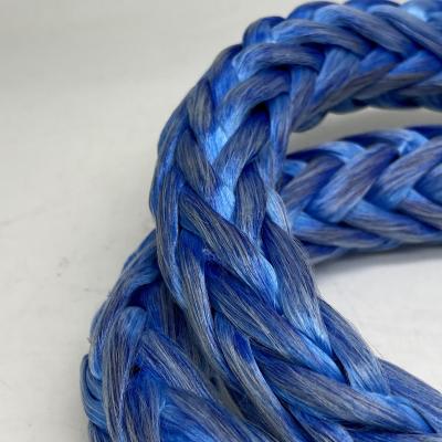 China Universal Factory Supply 10 Mm 12 Strands UHMWPE High Tensile Electric Rope Customized for sale