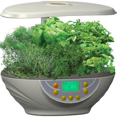 China Modern Smart Mini Garden With Mobile App , Voice Booster Indoor Herb Garden Kit Hydroponics Growing System With Grow Lights for sale