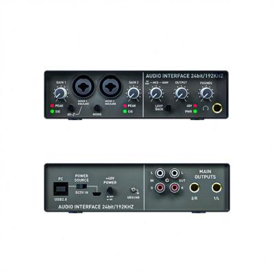 China AC-22 professional microphone sound card studio recording for sale