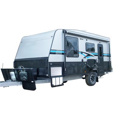 China Travel Trailer Electric Ecocampor 12v Solar System Offroad Caravan With Ensuite for sale