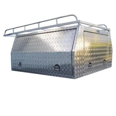 China Double Cabin Ute Canopy Jack Off Ute Waterproof Heavy Duty Aluminum Canopy for sale