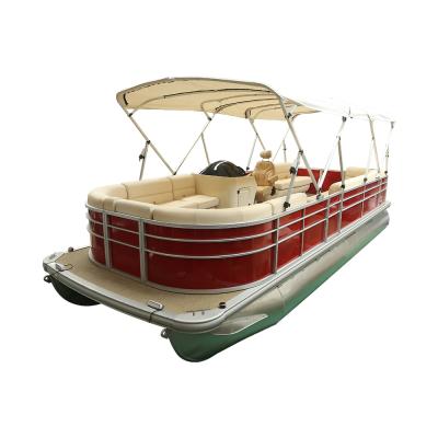 China Fishing 20ft bass fishing boatscatamaran ocean liner pontoon boat for sale for sale