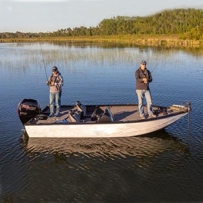 China Ecocampor Aluminum New Luxury Aluminum 18ft Bass Fishing Boat With Console For OEM/ODM for sale