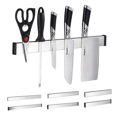 China No Durable Punches Magnetic Stainless Steel Knife Holder Strip With Strong Magnetic Force for sale