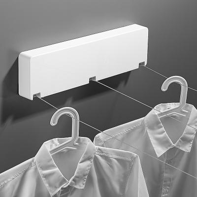 China Minimalist Indoor Retractable Wall Mounted Washing Line Clothesline for sale