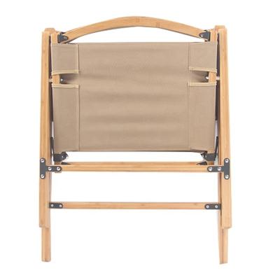 China Factory Direct Folding Solid Wood Kermit Wooden Outdoor Camping Chair for sale