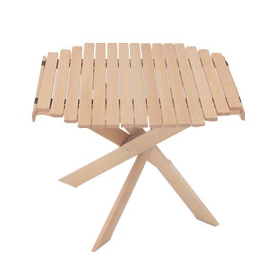 China Table Folding Table Camping Solid Wood Rotating Square Table for sale