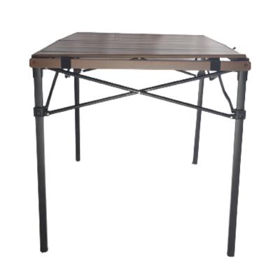 China Factory Direct Folding Roll Folding Beech Camping Solid Wood Armored Table For Outdoor for sale