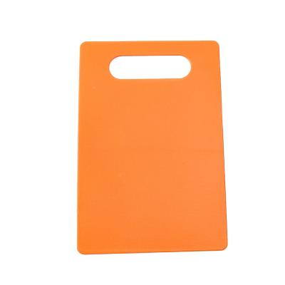 China Sustainable PP During Double Sided Cutting Board Chopper For Kitchen Fruit Board-Orange Color for sale