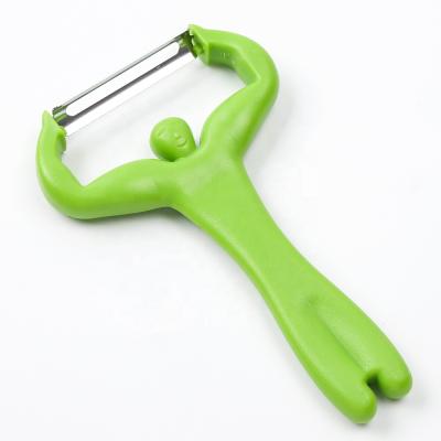 China Sustainable Stainless Steel Blade Fruit Apple Peeler Plastic for sale