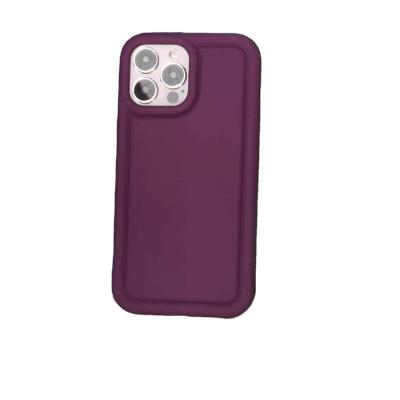 China Solid Color Airbag Shockproof Shockproof Phone Case For iPhone 14 for sale