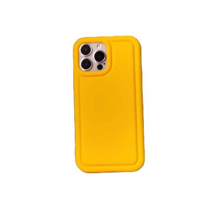 China Shockproof Solid Color Airbag Fender Phone Case for iphone 14 for sale