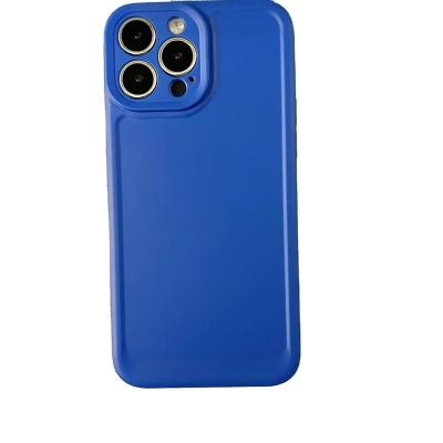 China Solid Color Waterproof Traditional Simple Phone Case For iphone 14 for sale