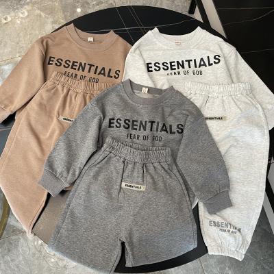 China New Style Vintage Cotton Children's Sweaters Toddler Boys Clothing Sets Girls for sale